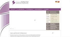 Desktop Screenshot of dr-inal.de